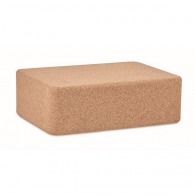 Yoga brick made of cork