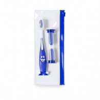 Toothbrush with hourglass picture
