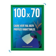 Display frame CLIC-CLAC Wall 100 x 70cm GREEN 6029