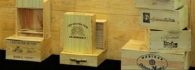 Wooden wine crates