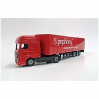 Metal trailer truck 1:87 picture