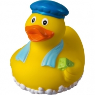 Squeaky duck bubble bath.