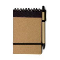Spiral notebook made of recycled paper and cardboard picture