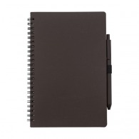Coffee fibre spiral notebook with PP cover