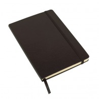 a5 hard cover notebook, tone on tone elastic