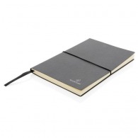 Recycled leather a5 notebook picture