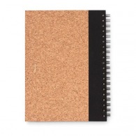 Recycled a5 notebook with cork finish picture