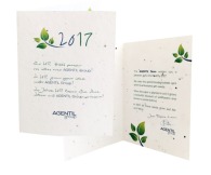 Biodegradable planting card - 4 pages 200 gr both sides