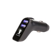 Car charger with integrated GPS