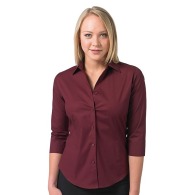 Women's fitted shirt, 3/4 length sleeves Russell Collection