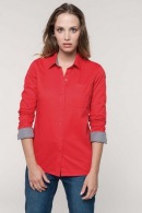 Women's long sleeve nevada cotton shirt - Kariban