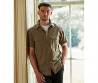 Short-sleeved shirt in recycled polyester - EXPERT KIWI SHORT SLEEVED SHIRT