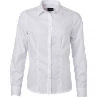 Women's Micro Twill Long Sleeve Shirt - James Nicholson