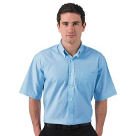 Russell Collection short-sleeved Oxford shirt