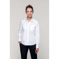 Women's long sleeve pilot shirt - Kariban