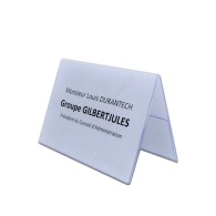 2-Sided Name Tag Easel 148 x 210 x 105mm