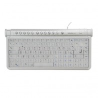 Compact minimax backlit fr-Arabic keyboard.