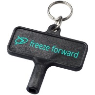 Key ring with square utility key