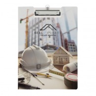 Clip board with flap