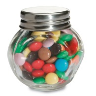 Glass chocolate container