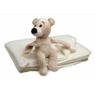 Polar blanket with bear