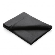 Fleece blanket in a pouch