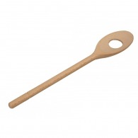 Drilled wooden spoon