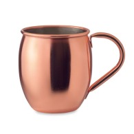 Copper-colored cocktail mug 