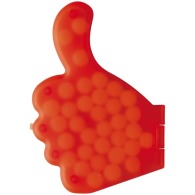 Thumb-shaped candy dispenser
