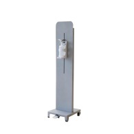 Gel/Pedal Dispenser on Stand 150 cm Premium Pump GREY
