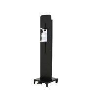 Gel/Pedal Dispenser on Stand 150 cm Premium Pump BLACK