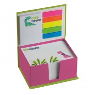 Note dispenser with adhesive sheets