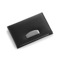 Leather card case with a capacity of 20 cards