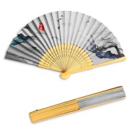 Bamboo and paper fan