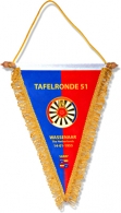 Pennant with cord