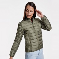 FINLAND WOMAN - Women's quilted jacket with feather padding