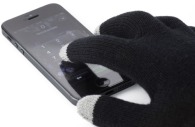 Gloves with 3 touch screen tips picture