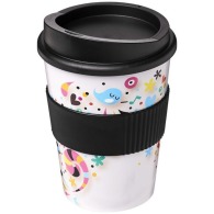 Insulated cup with lid 30cl - four-colour printing