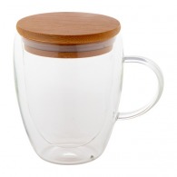 Grobina glass thermos mug