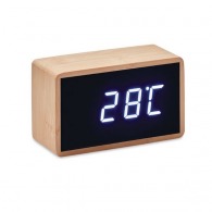 Bamboo LED Clock