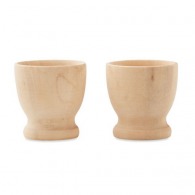 HUEVO Set of 2 wooden egg cups