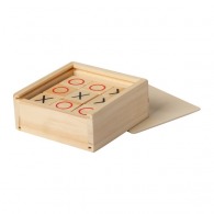 Wooden tic-tac-toe game