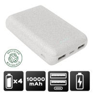 Komugi - Ultra compact & eco-responsible battery backup 2 usb - 10 000 mah