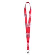 Lanyard with 3d embossing - 20 mm