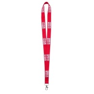 Lanyard with embossed foam effect - 15 mm