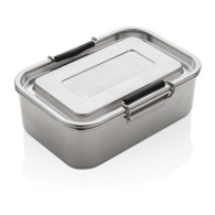 Watertight lunch box in recycled stainless steel RCS