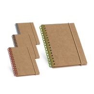 Spiral hard cover notepad - 60 lined recycled sheets