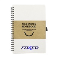 Milk-Carton Wire-O Notebook A5 notepad