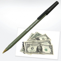 Money - recycled pen