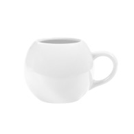 Round white mug 